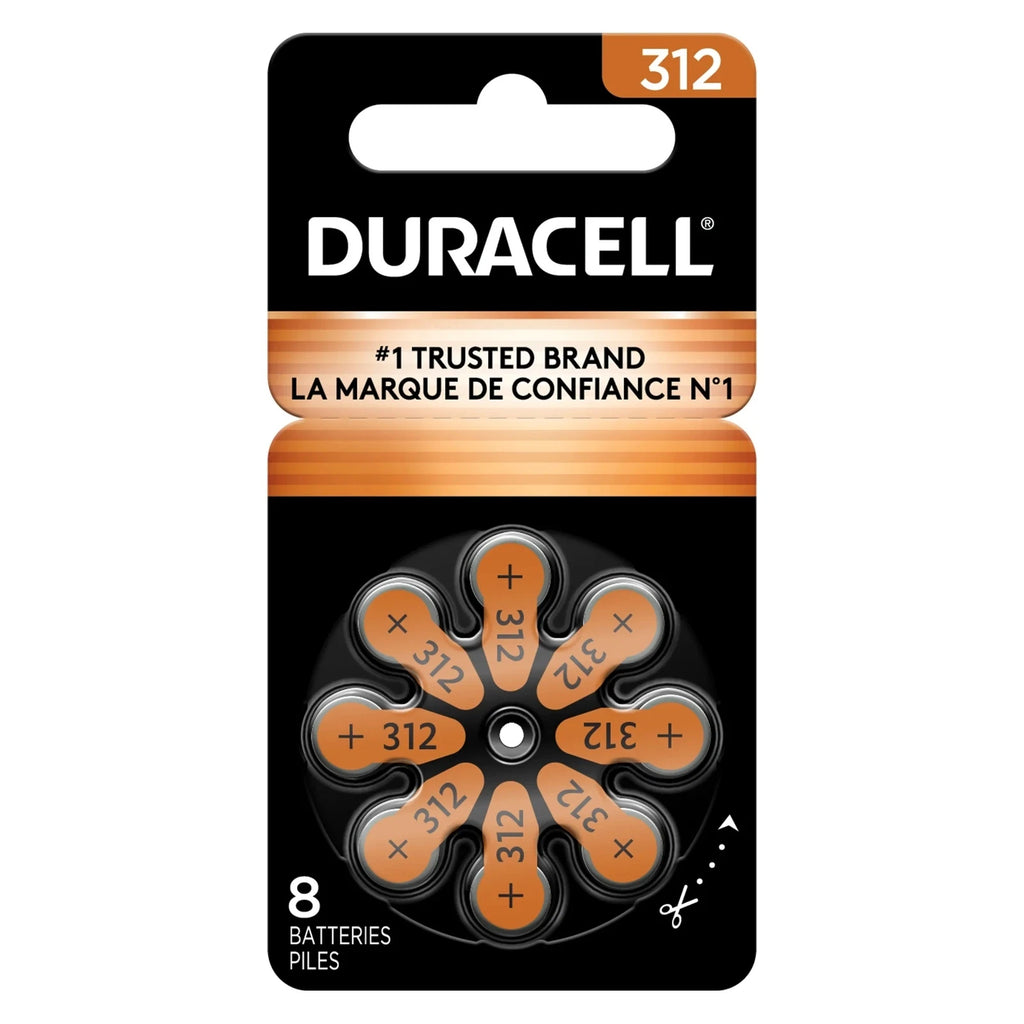 Duracell Hearing Aid Batteries Size 312 - Fast shipping- Fresh Exp-2029