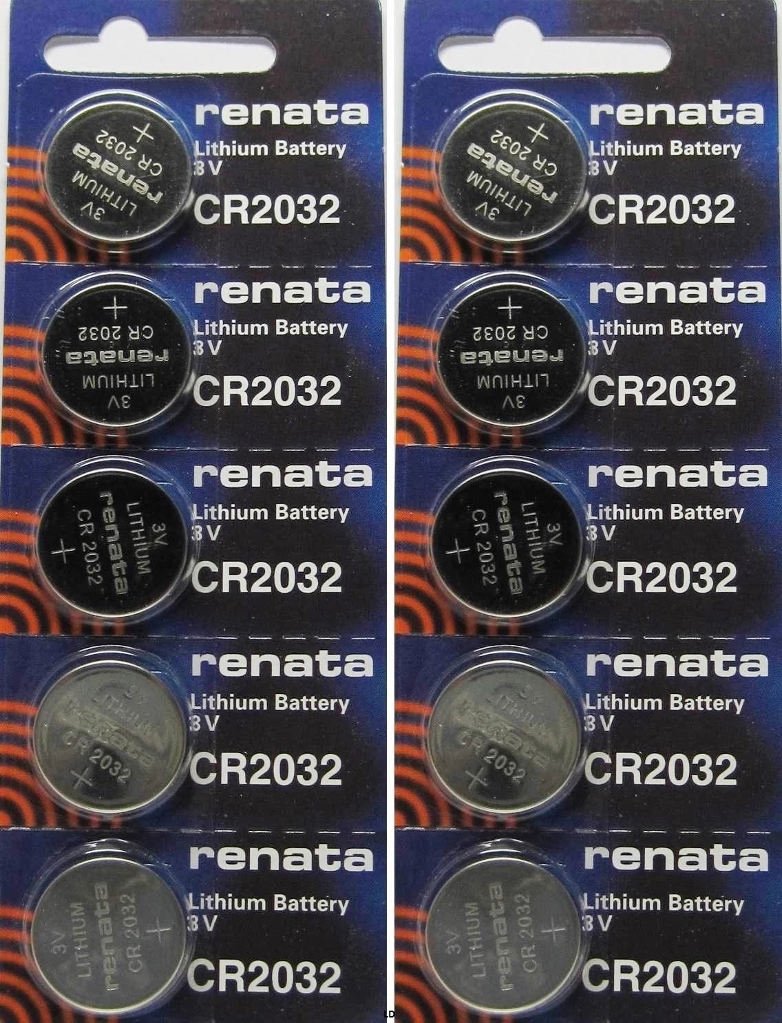 CR 2032 RENATA WATCH BATTERY (10 piece) ECR2032 CR2032 Authorized Seller