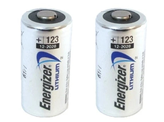 ENERGIZER CR123A CR123 CR 123 123A LITHIUM BATTERY X 2 EXP 2030