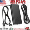 130W USB C Charger For Dell XPS 15 2in1 9575 Precision 5530 2in1 5550 5750 3560
