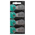 4 Pcs 393 Murata Watch Batteries SR754SW 393 / 309 SR48W - Replaces Sony
