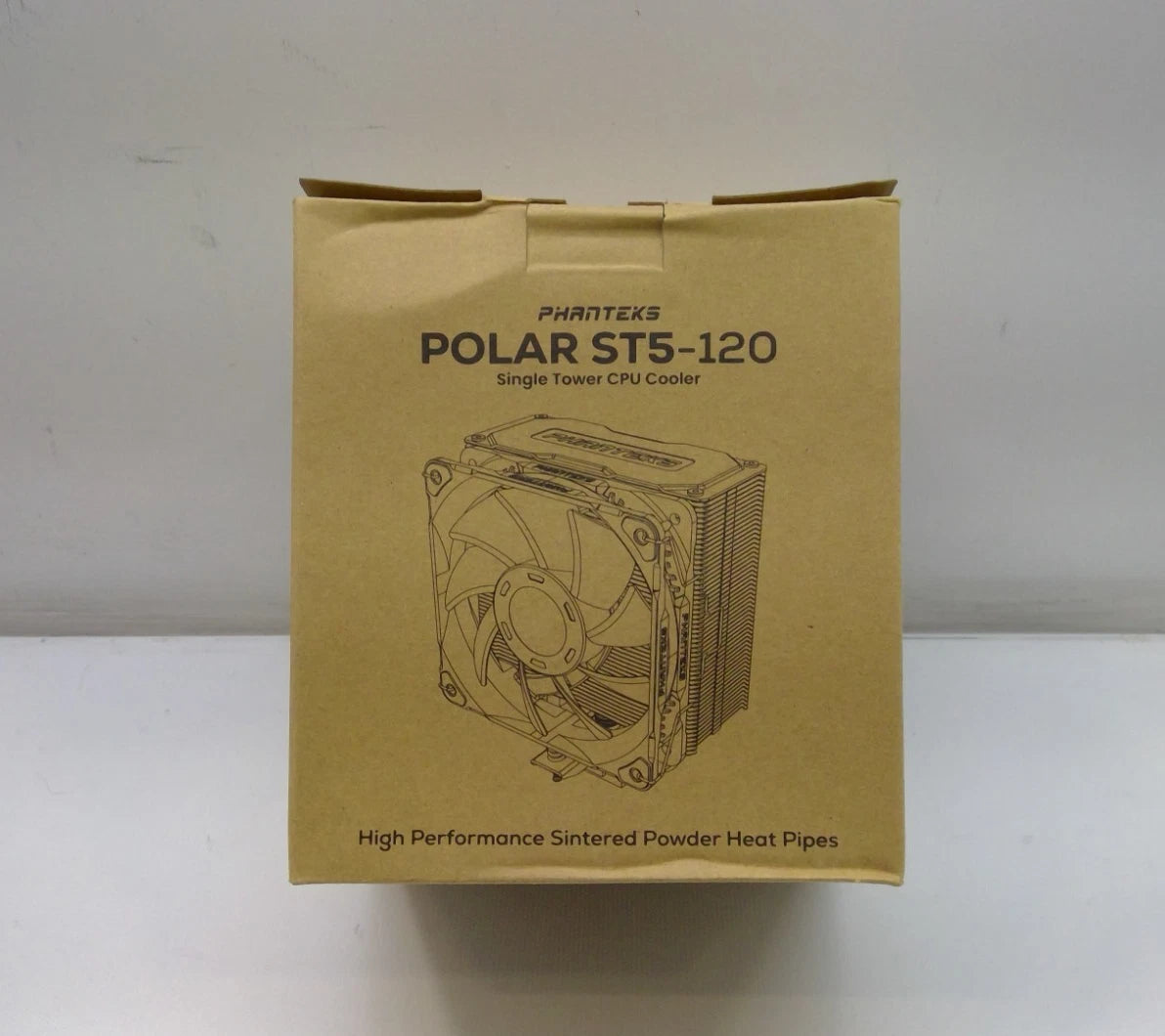 Phanteks POLAR ST5-120 CPU Cooler FOR LGA 115x,1200,1700 AM4 AM5 Black
