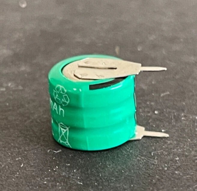 Brand New 3/V20H Ni-MH 3.6V 20mAh Rechargeable W/ 2 Pin Battery