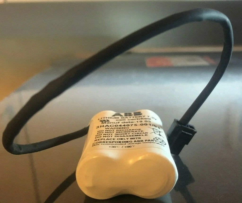 Brand New ABB ABB 3HAC044075-001 Battery 7.2V Lithium PLC