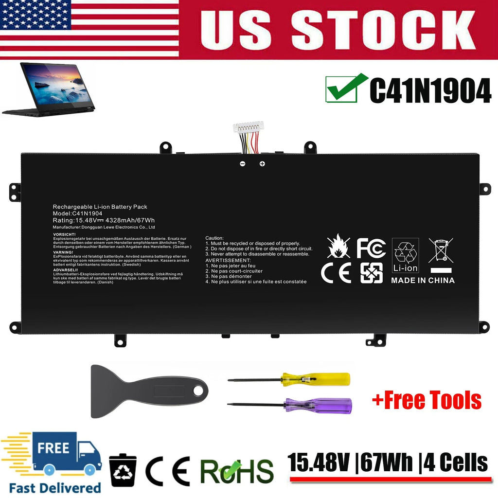 C41N1904 New Replace Battery for Asus ZenBook 13 BX325JA UM325SA UM325UA UX325EA