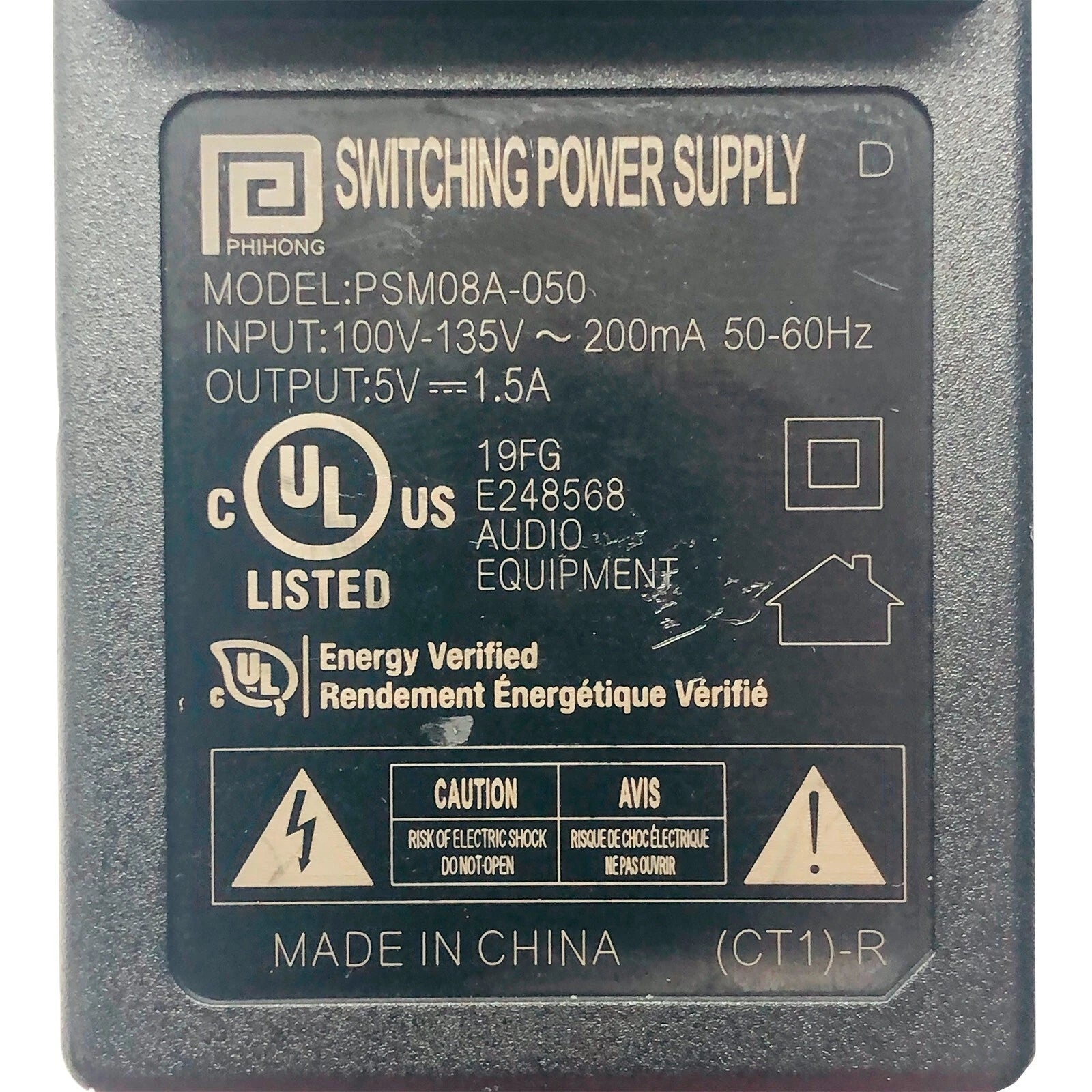 Brand NEW Original Phihong PSM08A-050 AC Adapter 5V 1.5A OEM Charger