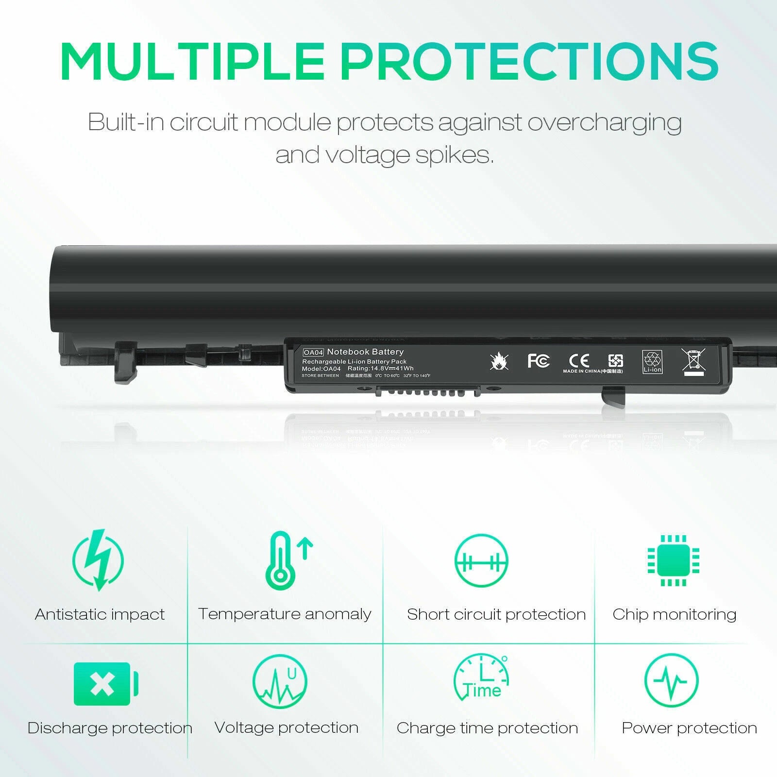 Adapter /Battery OA04 OA03 For HP 740715-001 746458-421 746641-001 751906-541