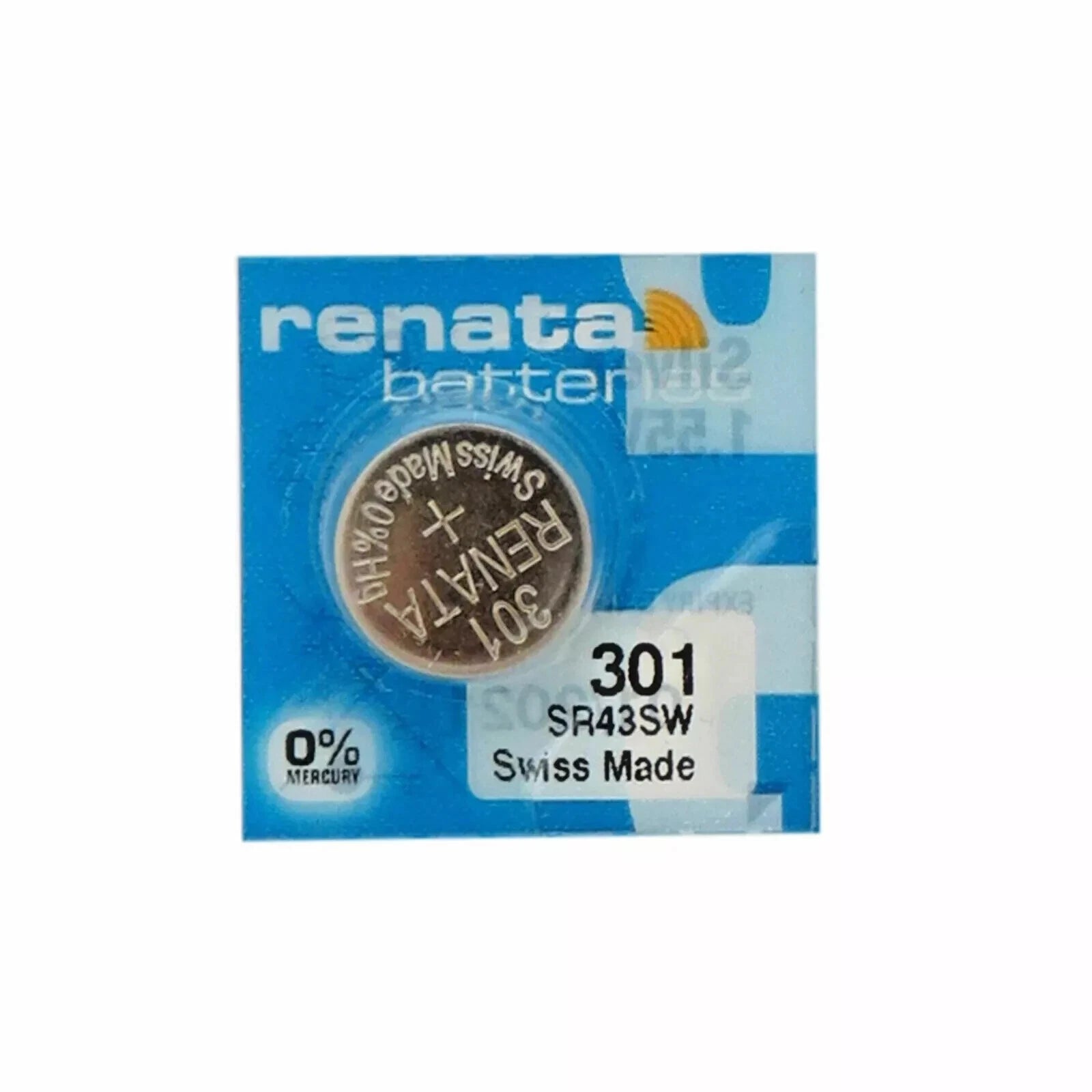 1 x Renata 301 SR43SW 1.55V Watch Batteries