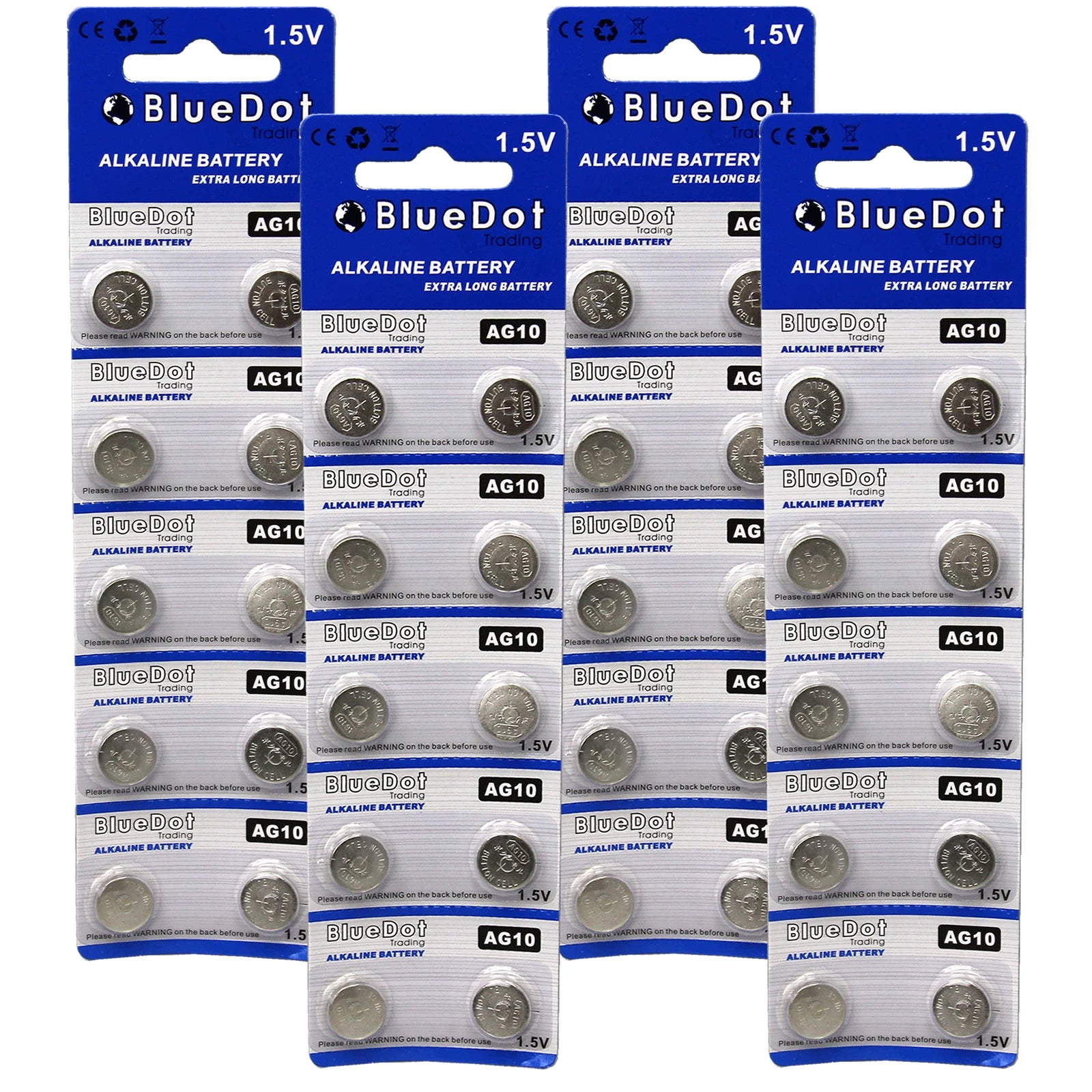 40 Pk AG10 LR1130 LR54 D389 389 390 189 L1131 Alkaline Button Cell Battery ~ New