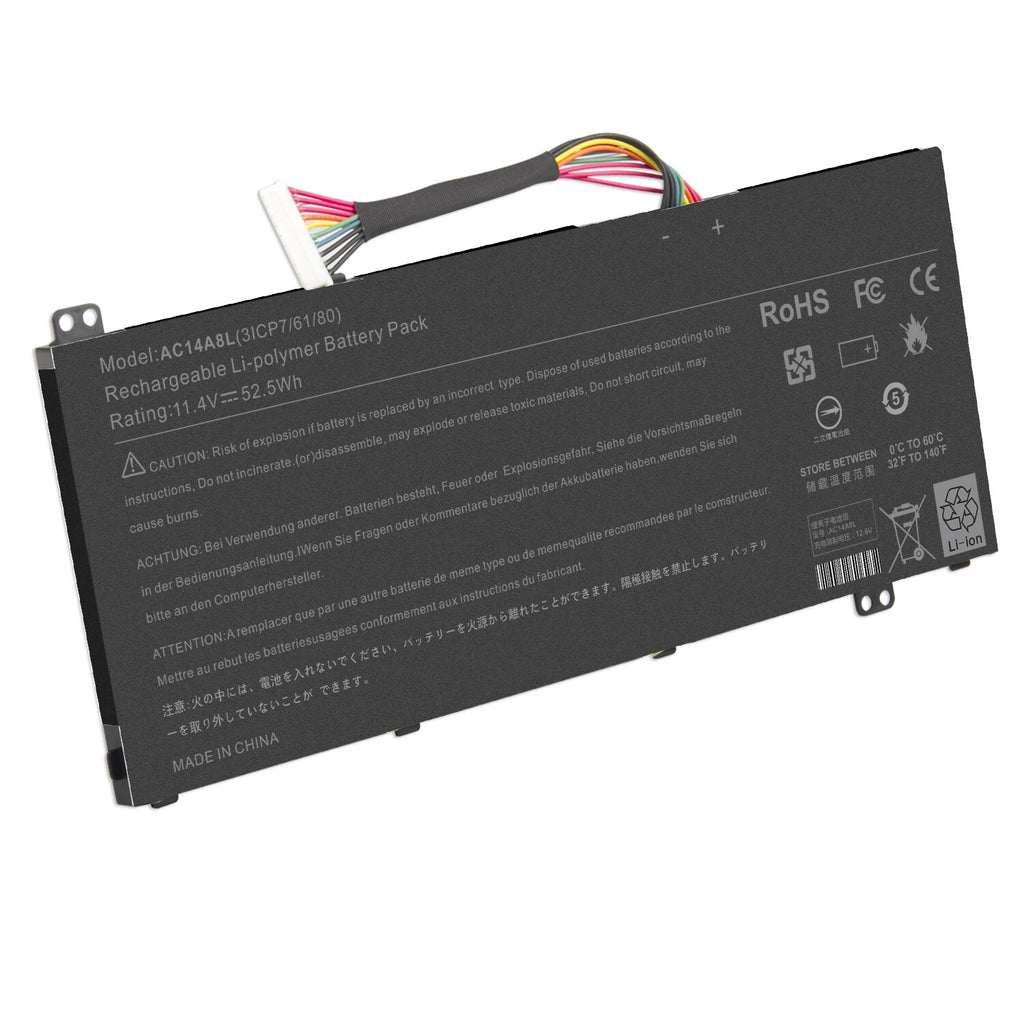 100% New Battery for Acer Spin 3 SP314-51 Aspire VN7-571 VN7-572 VN7-591 VN7-592