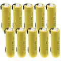 AA 1.2V 1000mAh Rechargeable Battery w/Tabs for LED Lights, Hobby, Alarms