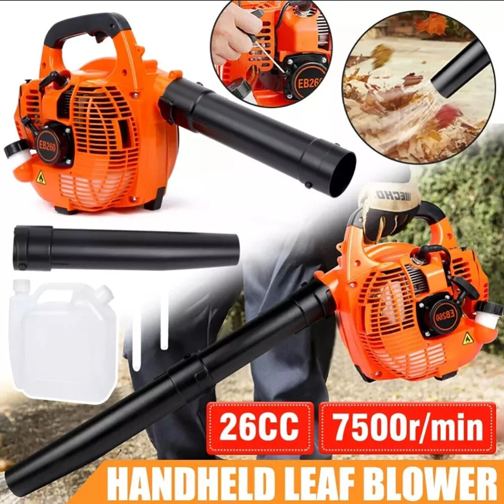?Handheld Leaf Blower Gas Powered 2-Stroke Commercial Heavy Duty Grass Yard 2024