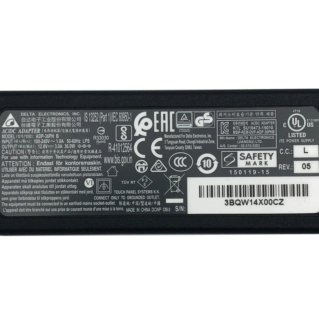 Open Box Original Delta 36W AC Power Adapter ADP-36PH B Charger 12V 3A