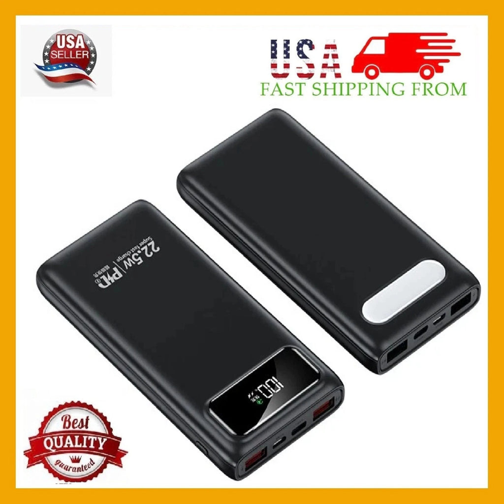 New 10000mAh Charging Portable External Battery Pack for Apple iPhone All Models
