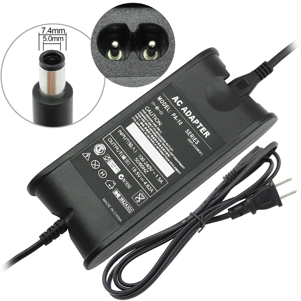 90 Watt PA-10 Laptop Ac Adapter Power Charger For Dell Inspiron 6400 5150 9T215