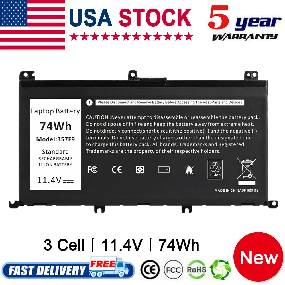 Battery For Dell Inspiron 15 5000 Series 5576 5577 Inspiron 17 7000 Series 7759