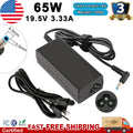 New 65W AC Adapter Charger Power Cord For HP Pavilion 15 Series Laptop Blue tip
