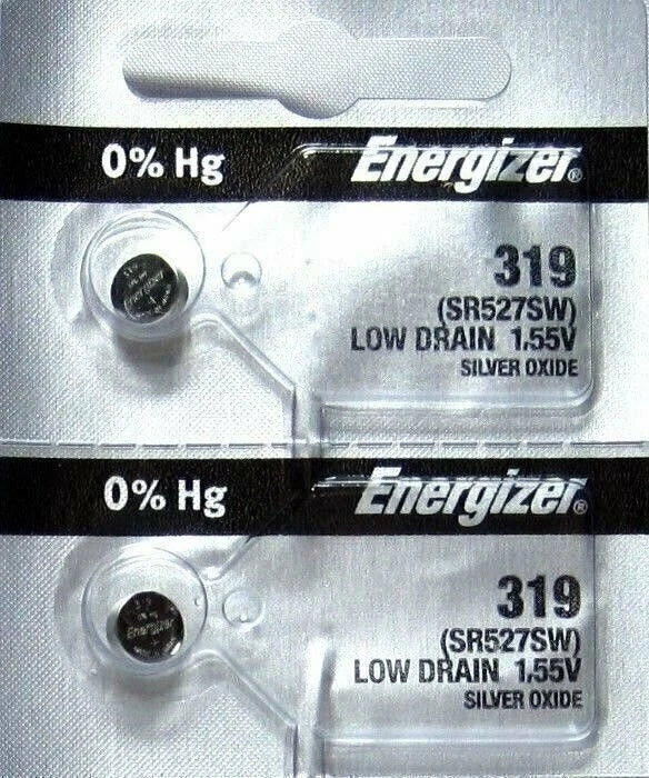 4 Energizer 319 Watch Battery SR527SW SR527W Battery