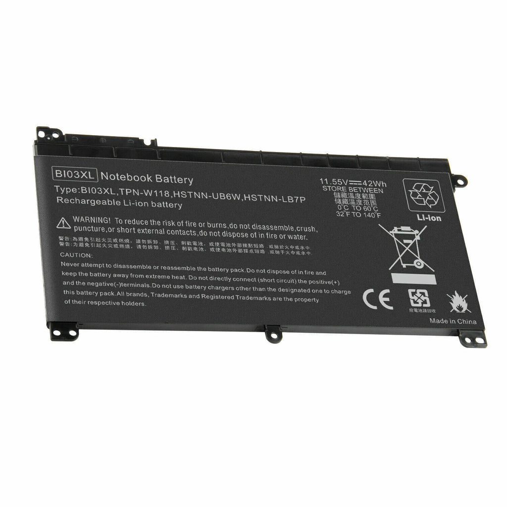 BI03XL ON03XL 844203-855 For HP STREAM 14-AX 13-U BATTERY 11.55V 42Wh 3610mAh