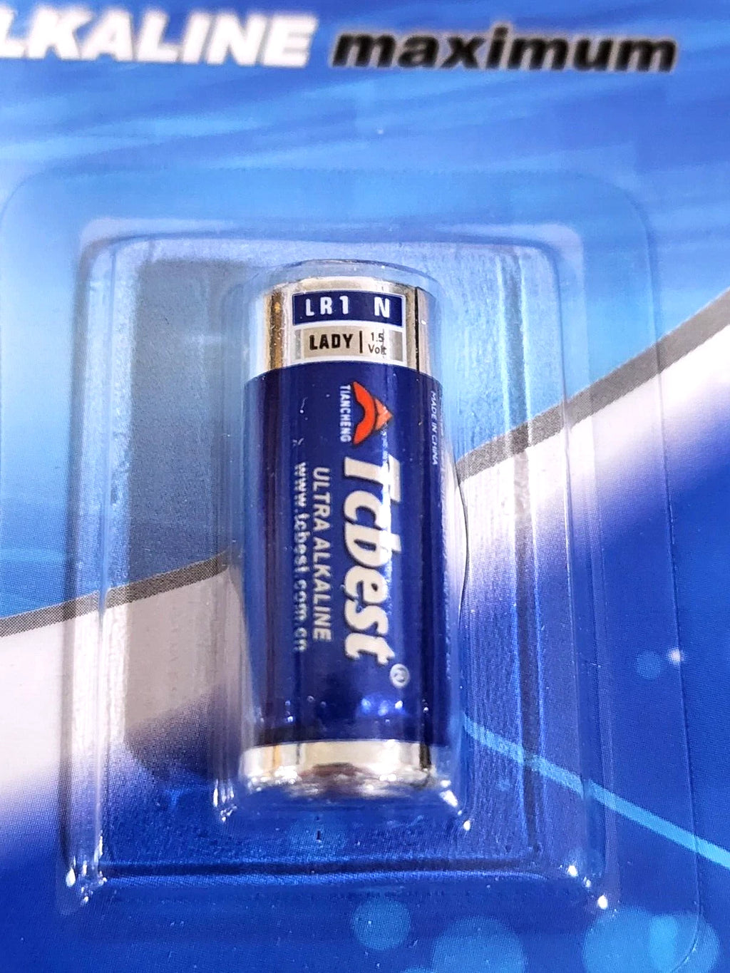 2 x Tcbest E90 N size LR1 batteries 1.5V Alkaline Lady MN9100 AM5 E90 EXP. 2029