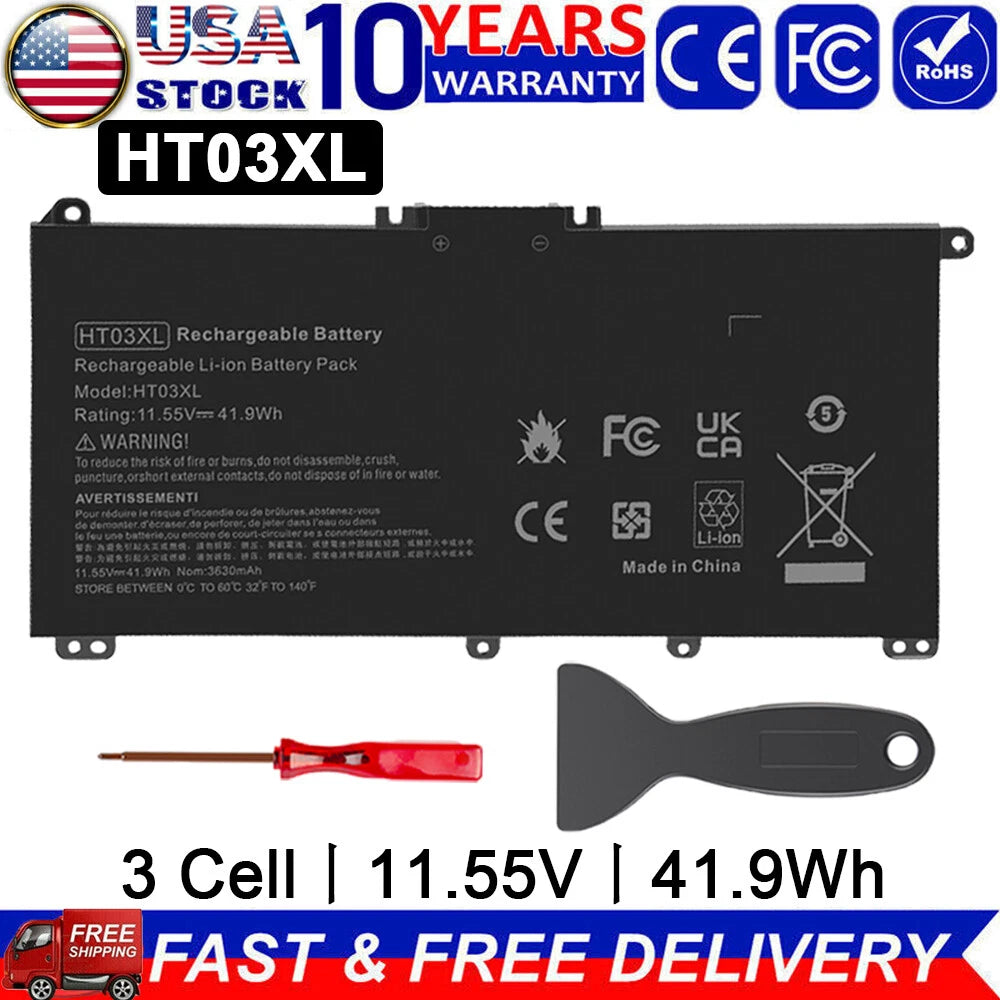 HTO3XL Laptop Replacement L11119-855 HT03XL Battery for HP Pavilion 14 15 17 15-
