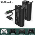 2*Rechargeable Battery Pack For Xbox Series X/S/Xbox One S/X/E+Charging Cable
