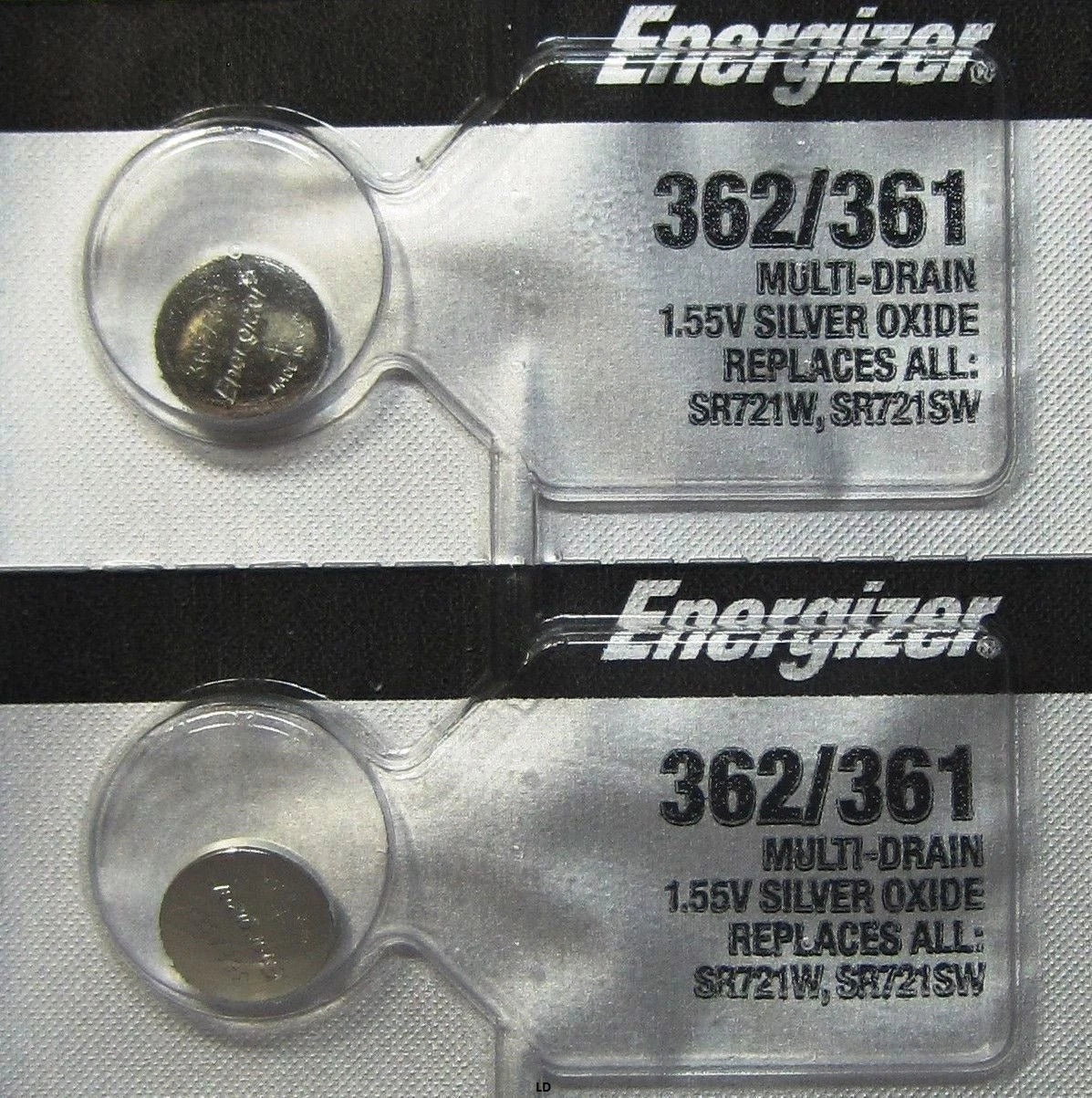 ENERGIZER 362/361 SR721SW SR721W WATCH BATTERIES NEW SEALED Authorize Seller