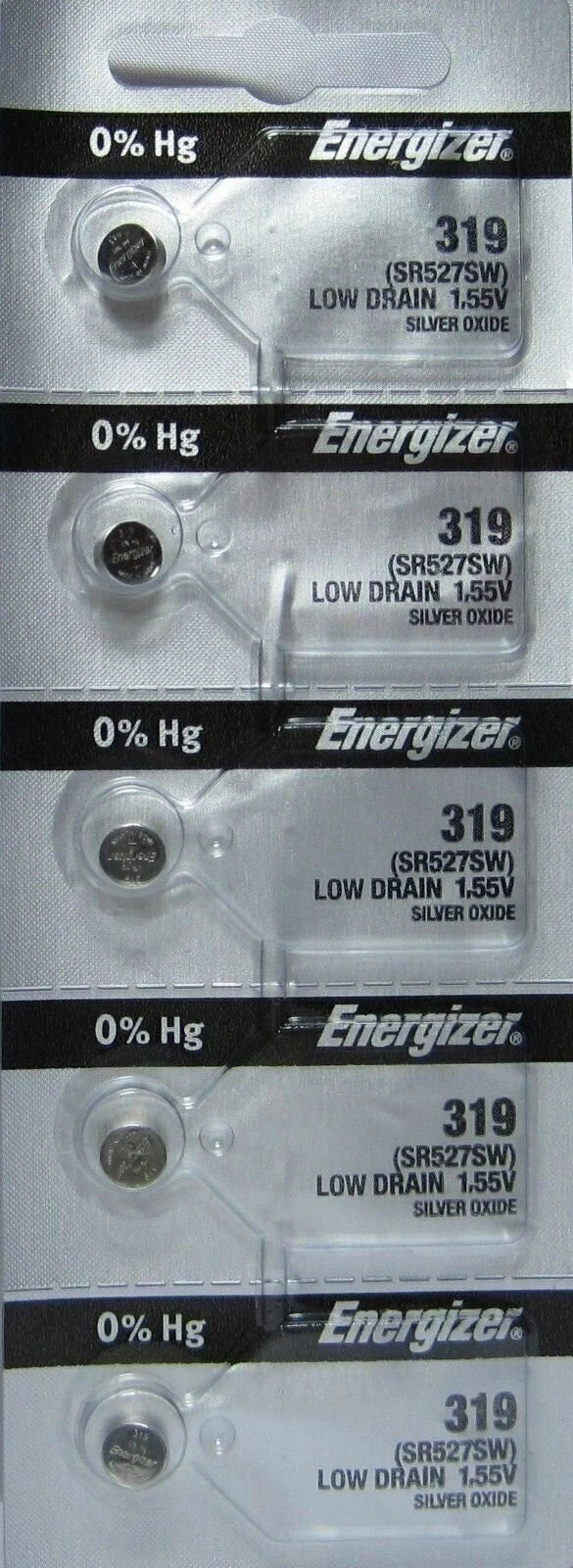 10 Pk 319 Energizer Watch Batteries