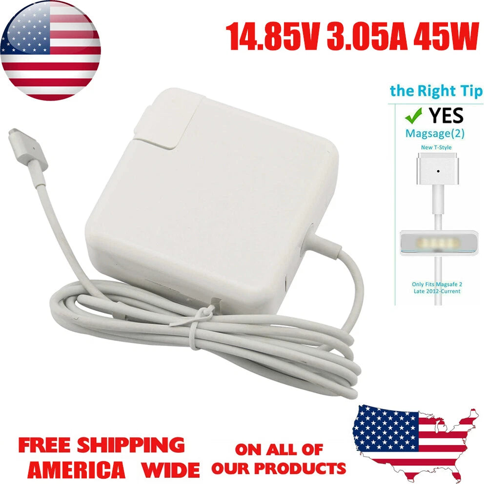 For Apple 45W Power Adapter for MacBook Air (A1436) MS2 A1466/ A1465/ A1435 Safe