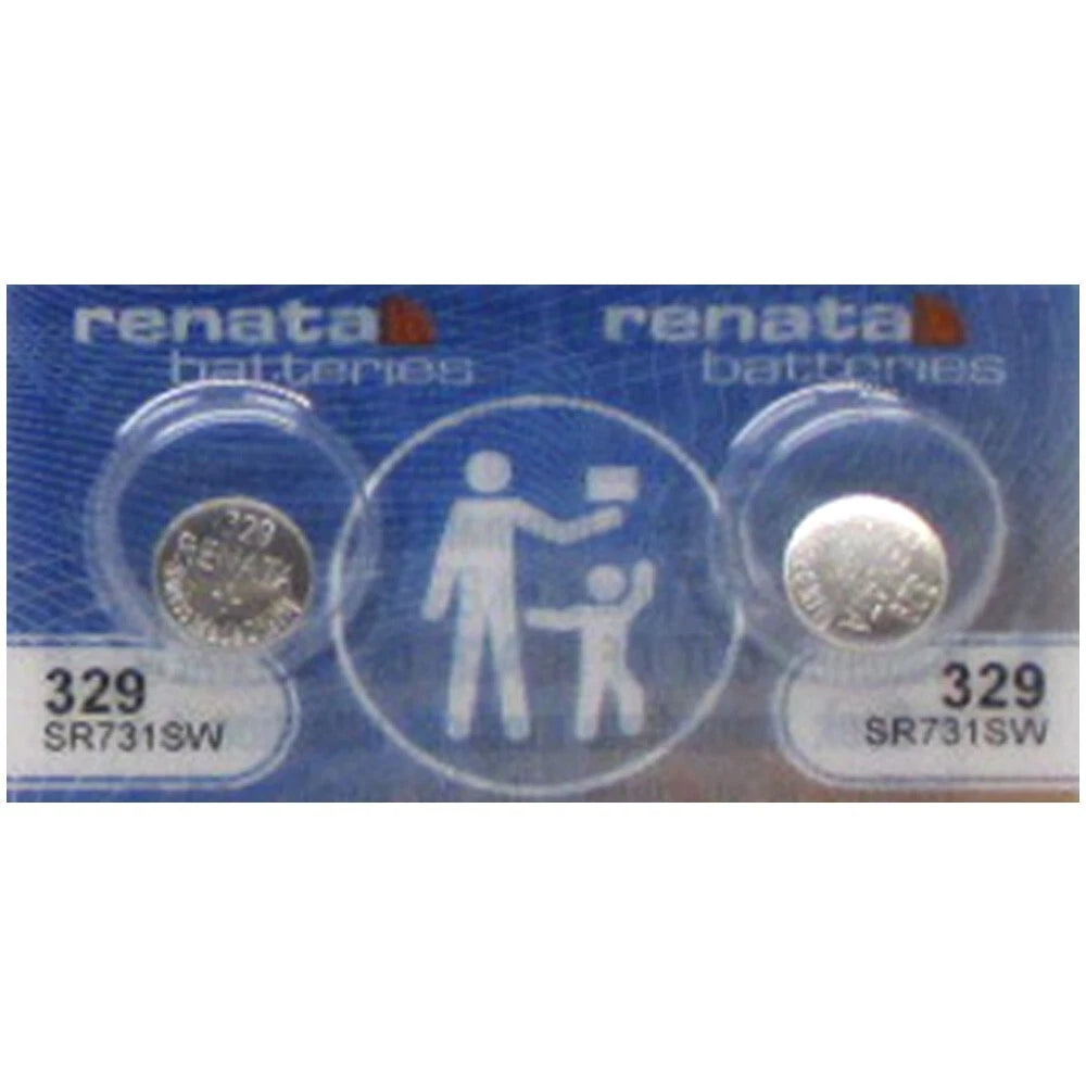 Renata Silver Oxide 329 1.55V Battery x 2