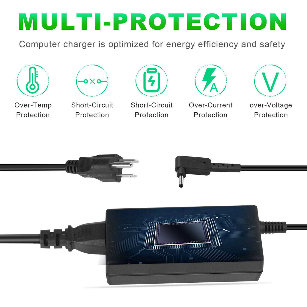 45W AC Adapter Charger For Acer Chromebook 14 CB3-431 15 CB3-531 CB3-532 CB3-571