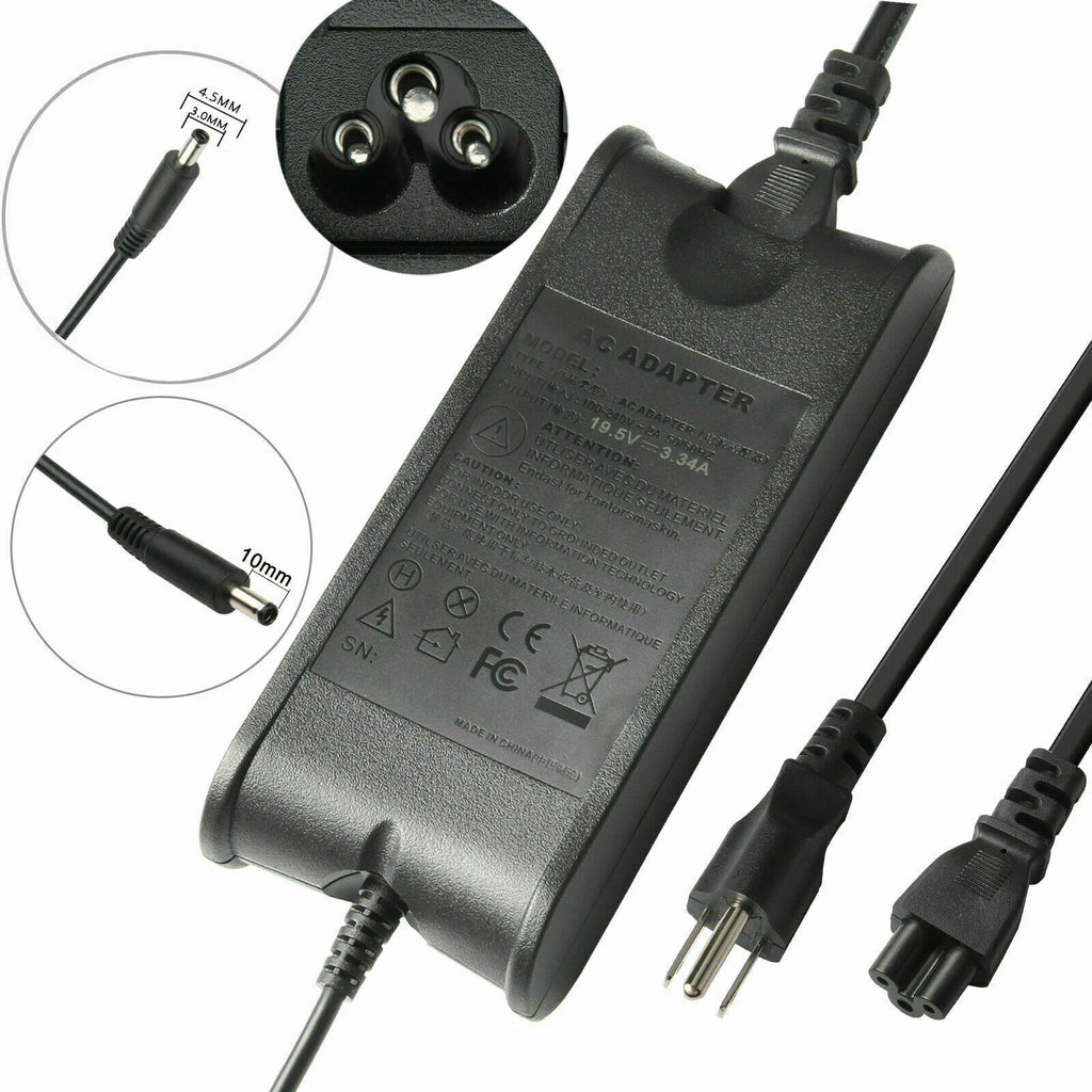 65W AC Adapter Charger For Dell Inspiron 14-3480 15-3583 15-5580 15-7580 14-7472