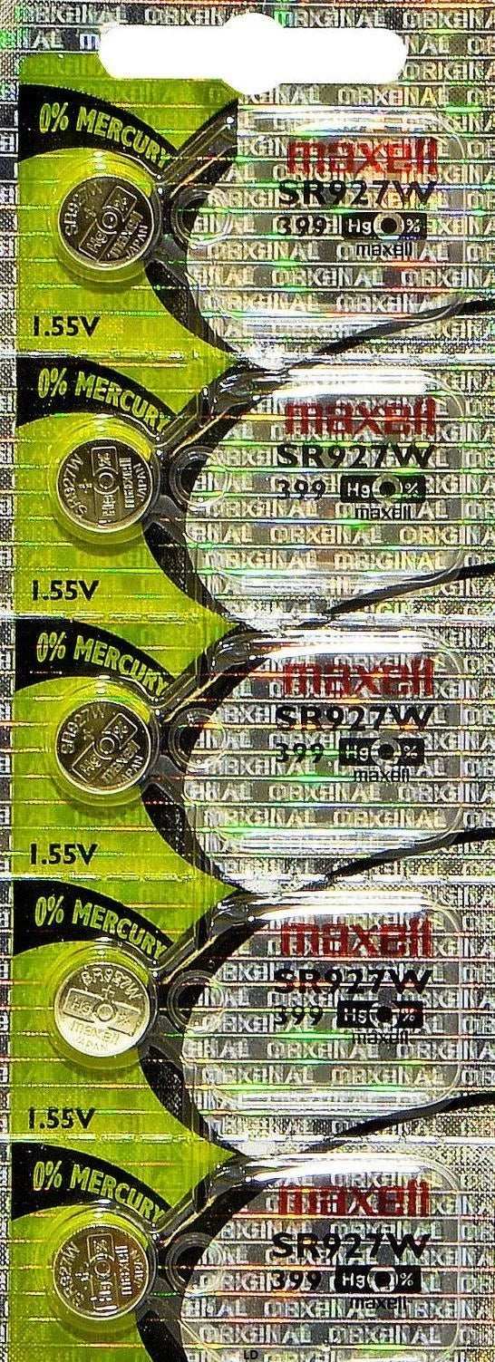 399 MAXELL WATCH BATTERIES SR927W (2 piece) SR57 D399 SR927 New US Seller