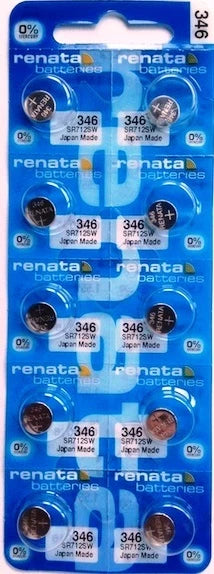 346 RENATA SR712SW (2 piece) WATCH BATTERIES New Authorized Seller