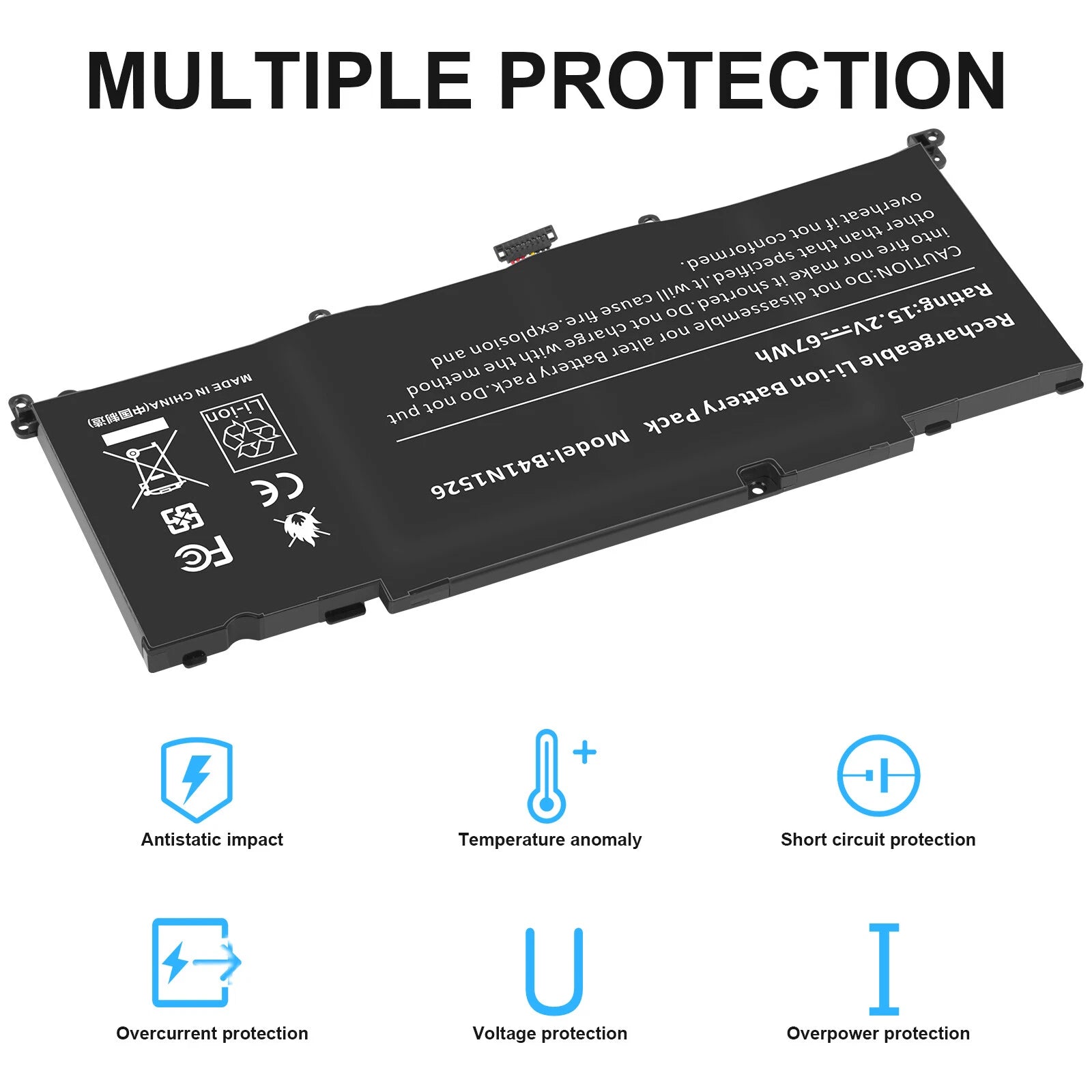 Battery B41N1526 for Asus ROG Strix GL502 GL502V GL502VT GL502VM S5 S5VT6700 US