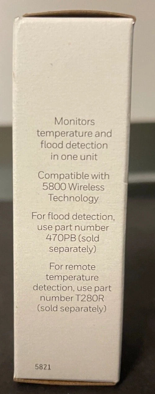 Brand New Honeywell 5821 Wireless Temperature Sensor & Flood Detector w/ Battery
