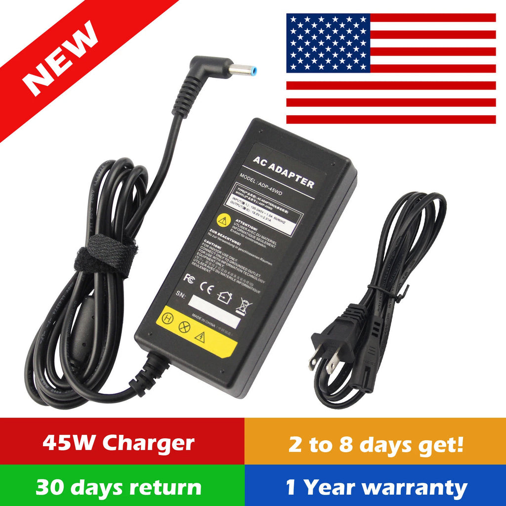 45W AC Laptop Adapter Power Supply for HP Stream 11 13 14 Split Pavilion X360