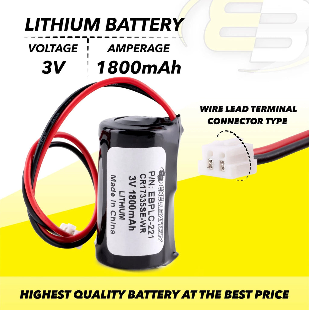 PLC 3V 1800mAh Battery Compatible With Energy+ CR17335SE-WR 990XCP98000