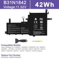 Replace B31N1842 Battery For ASUS VivoBook S15 F513 M513 S513 X513 S531F 42Wh US