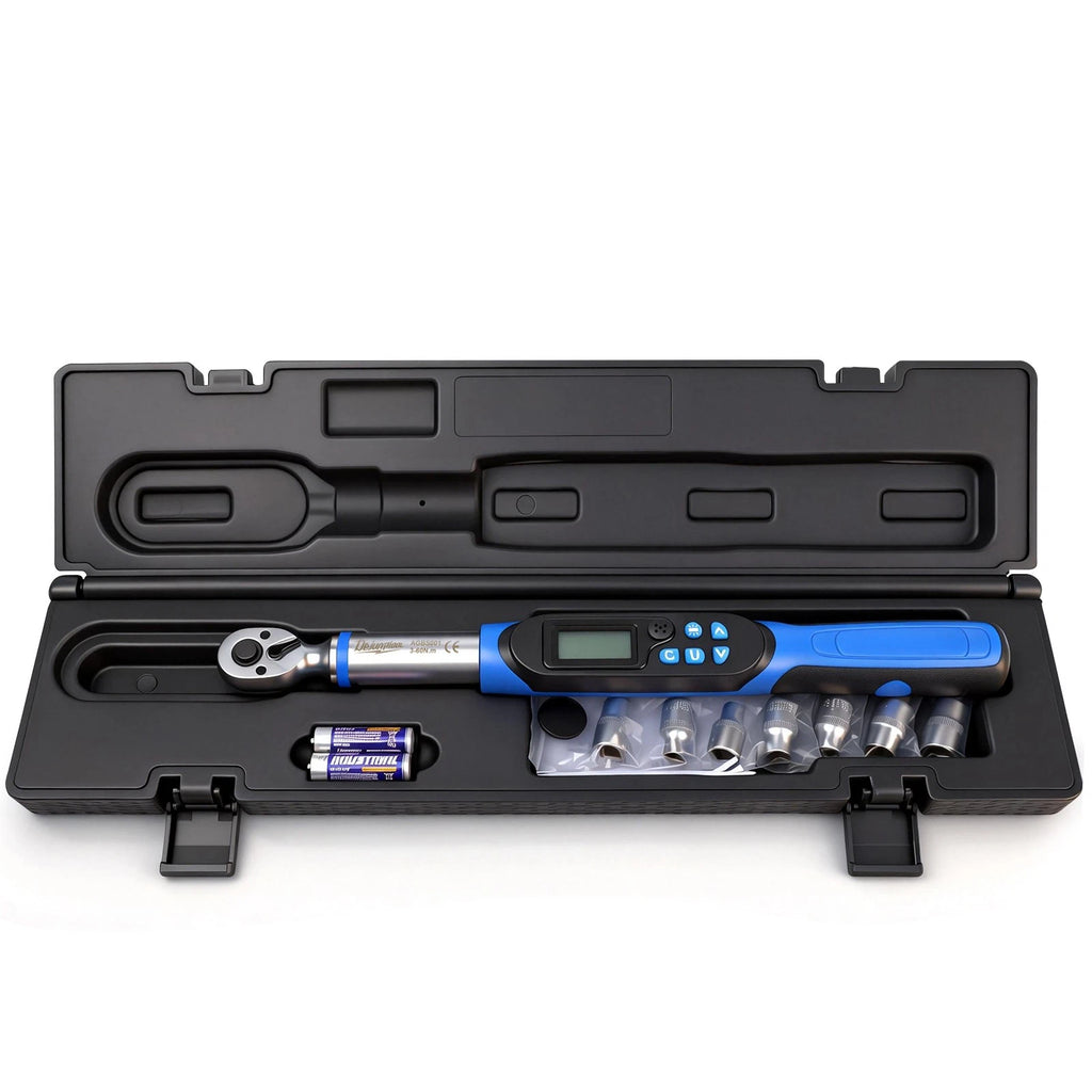 ??3/8" Digital Torque Wrench 3-60NM 2.21-44.28 FT.LB+7Sockets &2*Battery 2026NEW