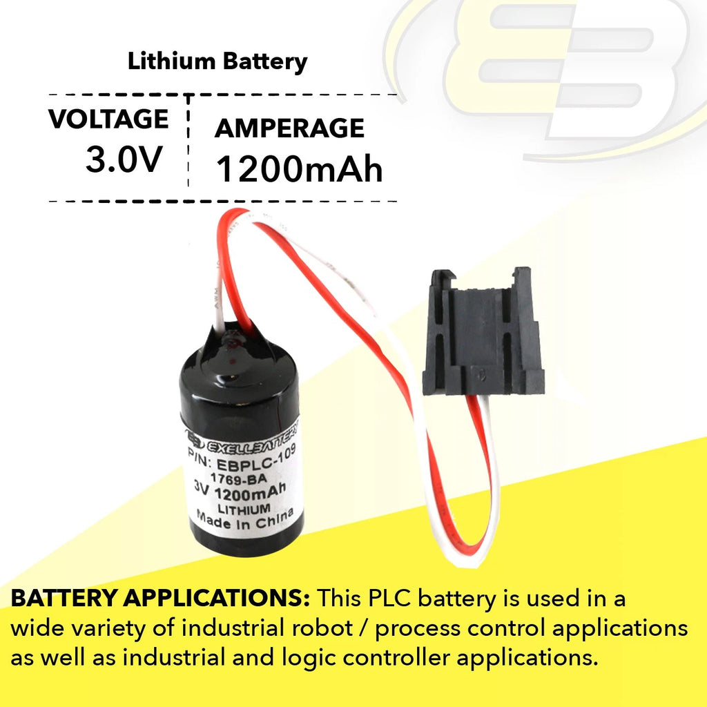 3 Computer PLC Batteries For ALLEN BRADLEY MICRO COMPACT