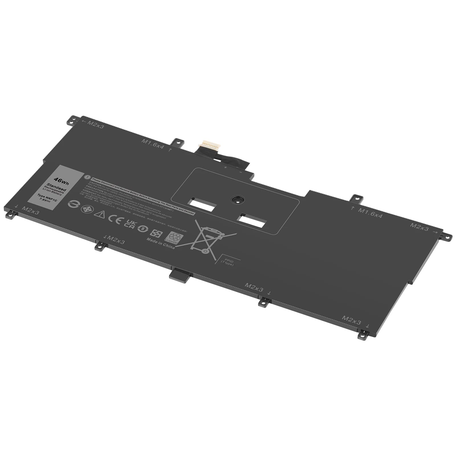 Battery NNF1C 46Wh for Dell XPS 13 9365 2in1 2017 Series 13-9365-D1605TS 0NNF1C