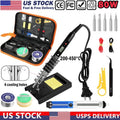 80W Electric Soldering Iron Welding Gun Kit Solder Wire Desoldering Pump Tool