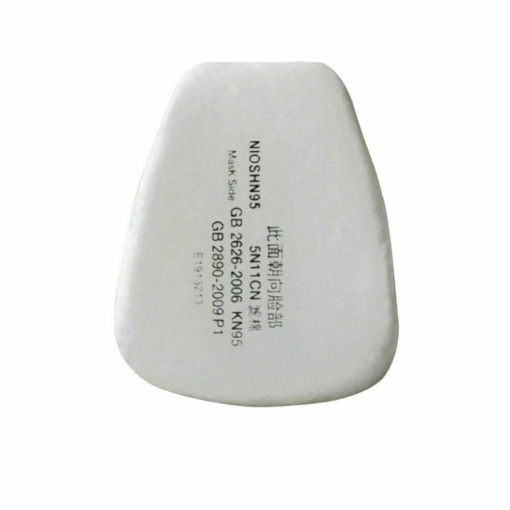 10pcs/set 5N11 Cotton Filter Replacement Filters For 6200 6800 7502 Respirators