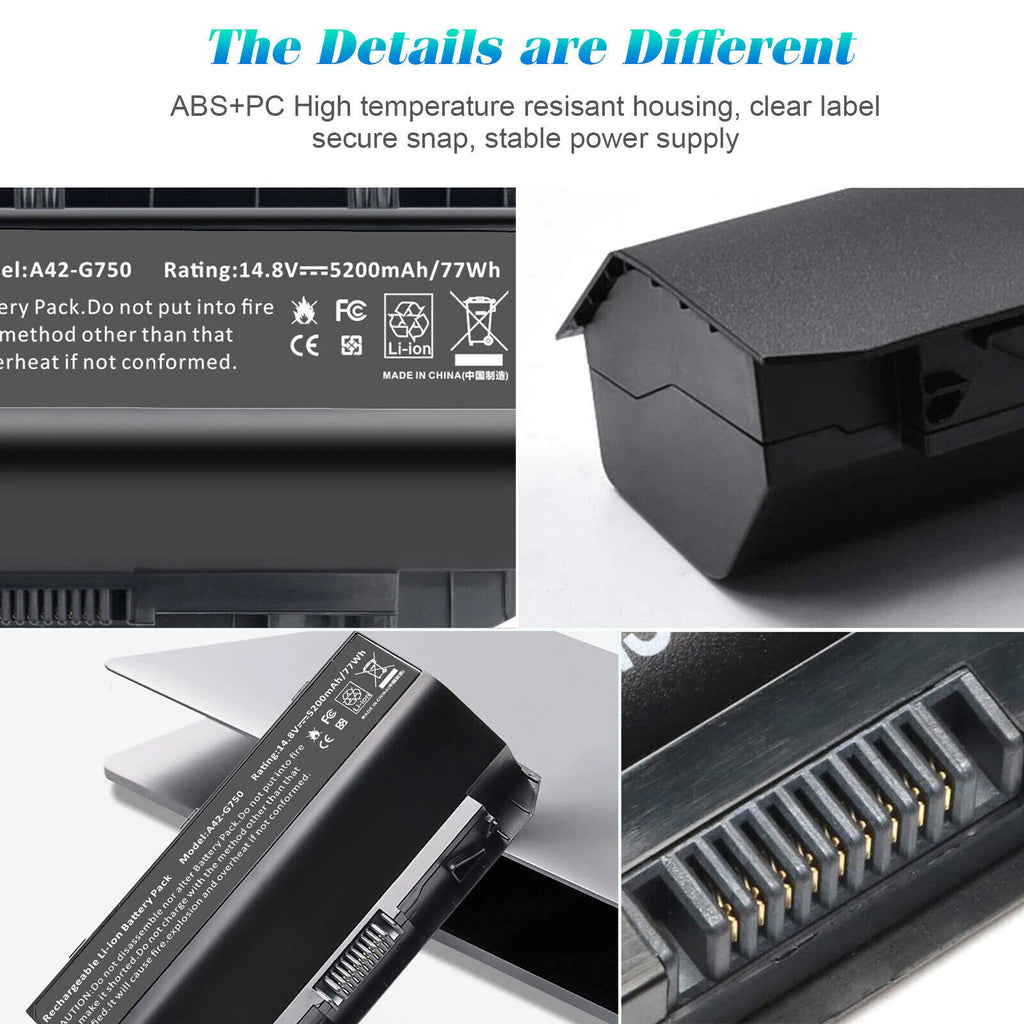 ?Battery for Asus A42-G750 G750 G750J G750JH G750JM G750JS G750JW G750JX G750JZ