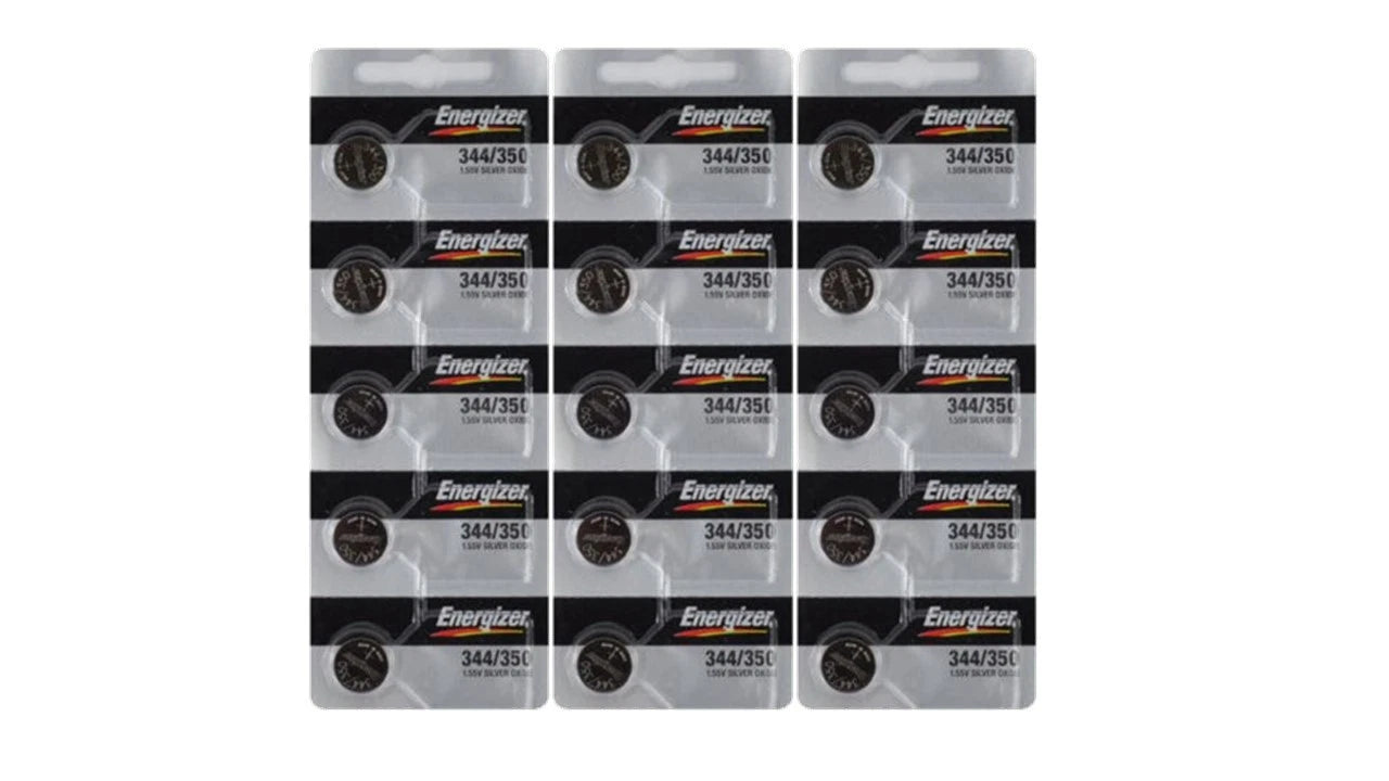 15 NEW Energizer 344/350 SR1136SW Silver Oxide Watch Batteries 1.55V-