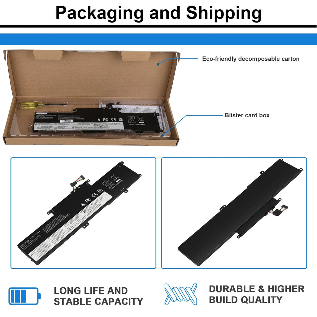 L17L3P53 L17M3P55 01AV483 Battery For Lenovo ThinkPad L380 L390 Yoga 45wh