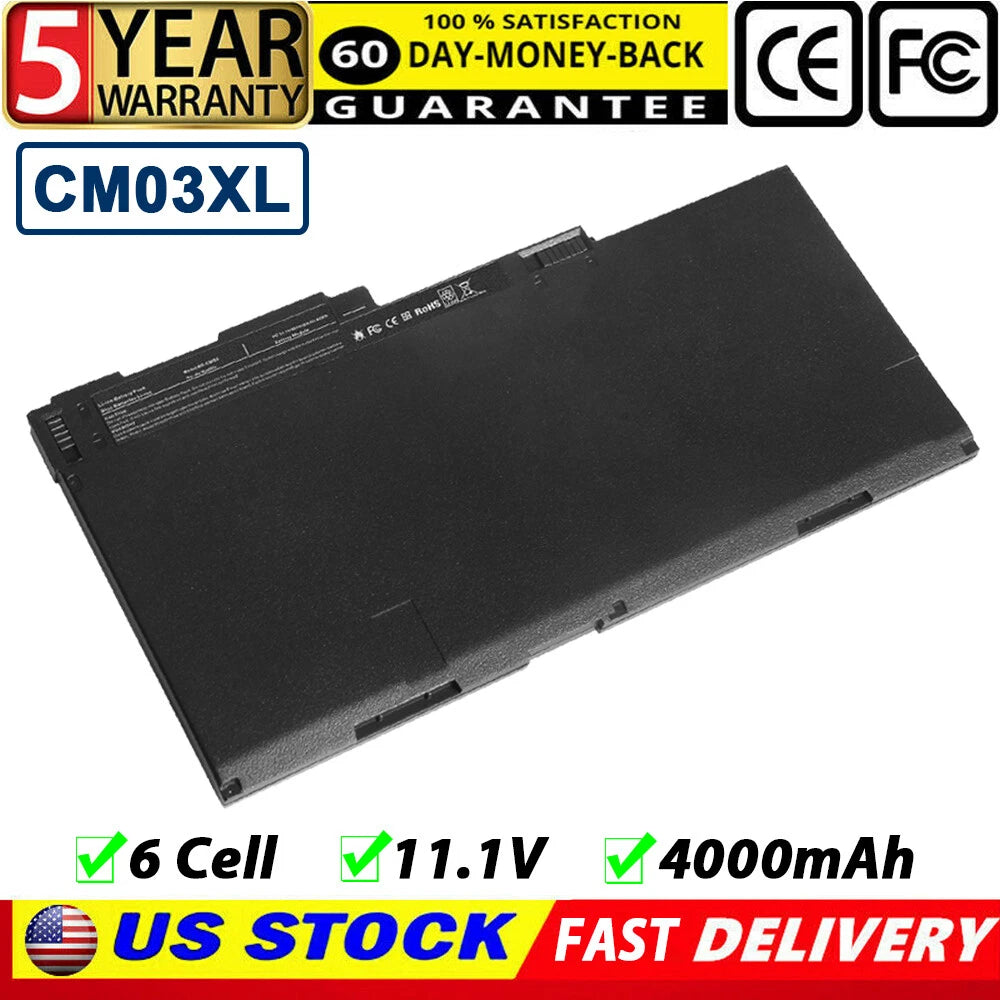 Replacement For HP EliteBook 840 845 745 750 G1 G2 Battery CM03XL HSTNN-IB4R CM0