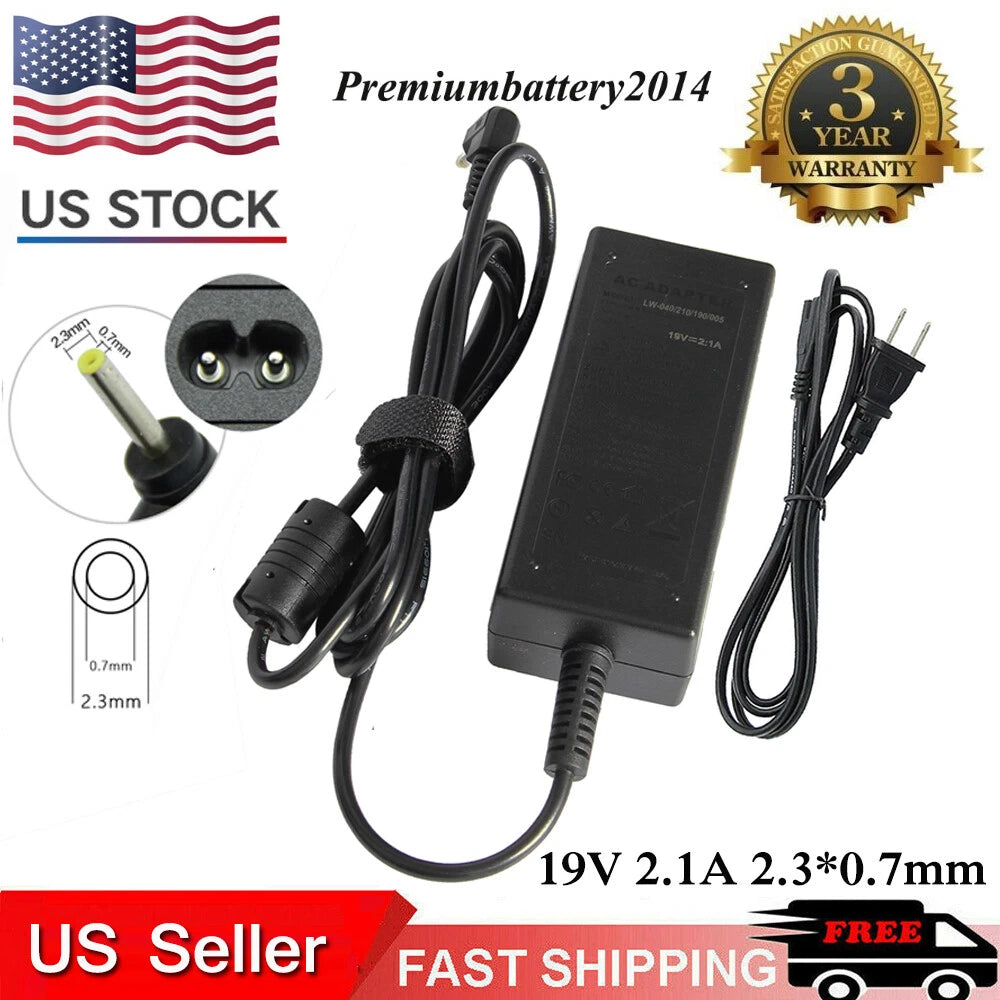 AC Adapter Charger FOR ASUS EEE PC 1005PEB 1005P 1005PE 1215N 1005PR 1015PED US