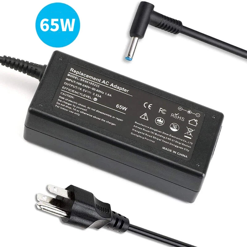 65W Blue Tip AC Adapter Charger for HP mt21 mt44 Mobile Thin Client 4.5mm*3.0mm